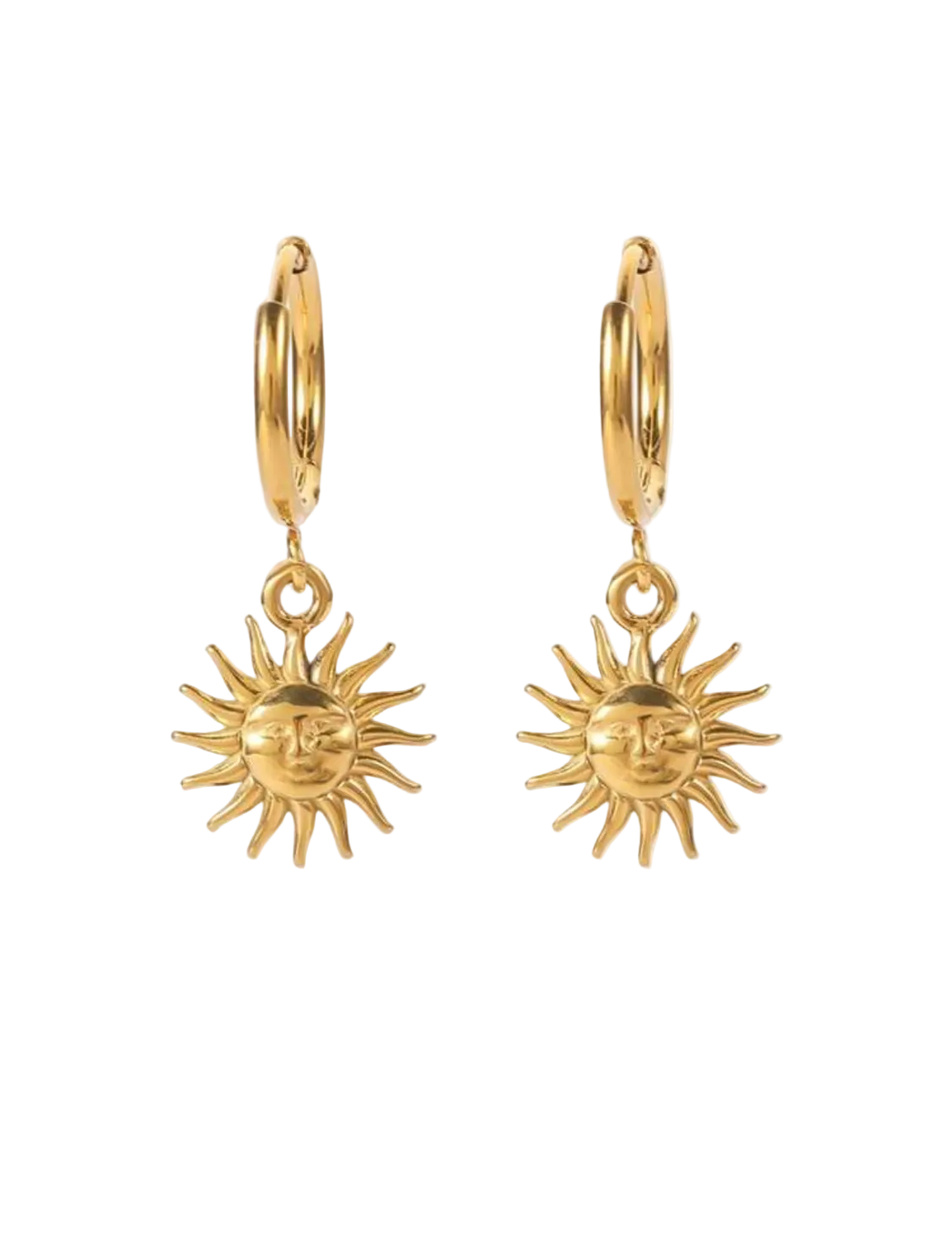 The Sol Babe Hoop Earrings (Gold)