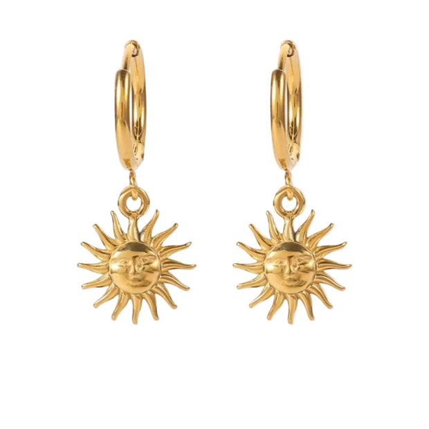 The Sol Babe Hoop Earrings (Gold)