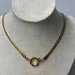 Calla Necklace with O Clasp (Gold)
