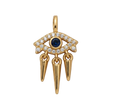 Evil Eye with Diamonds Charm