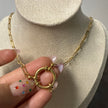 Coco Paperclip Necklace (Gold)