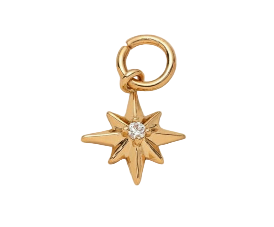 Eight-pointed Star Charm
