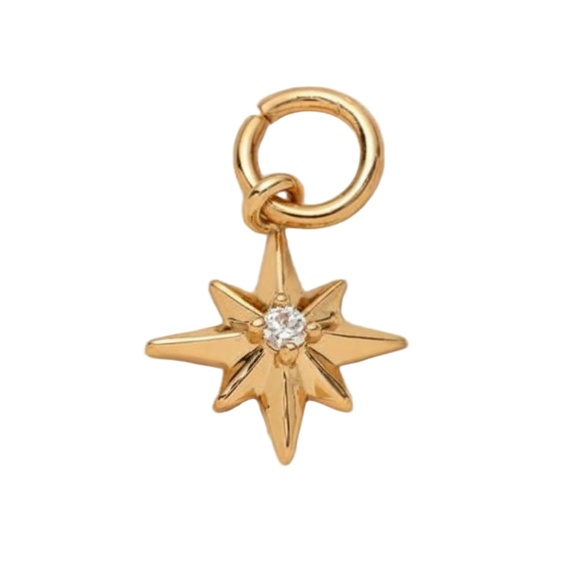 Eight-pointed Star Charm