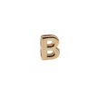 B Letter Charm (Rose Gold)