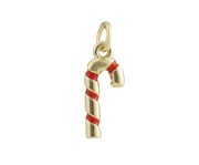 Golden Candy Cane Charm