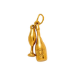 Champagne Bottle and Glass Charm