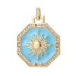Blue Sunshine Pendant Charm