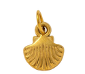 Golden Seashell Charm