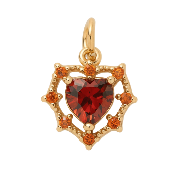 Red Heart Charm