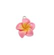 Pink Hibiscus Flower Charm