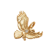 Golden Eagle Charm