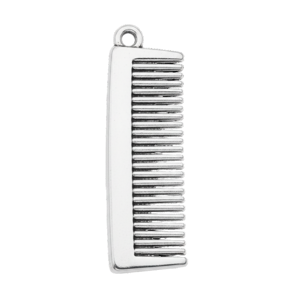 Comb Charm (Silver)