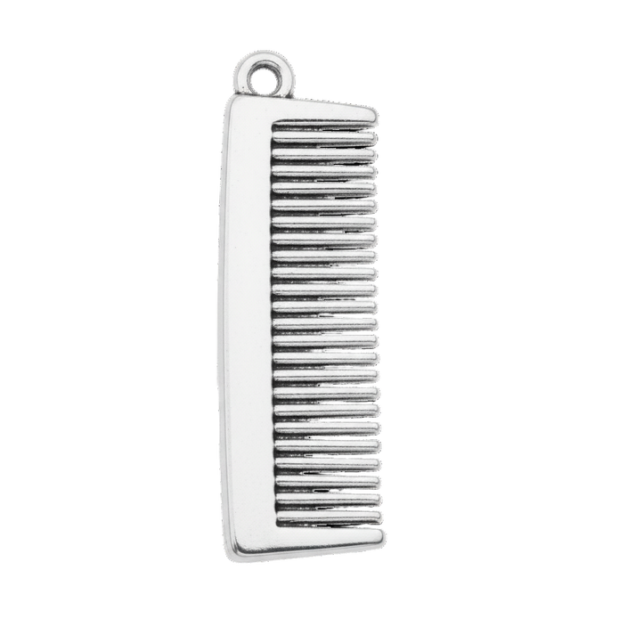 Comb Charm (Silver)