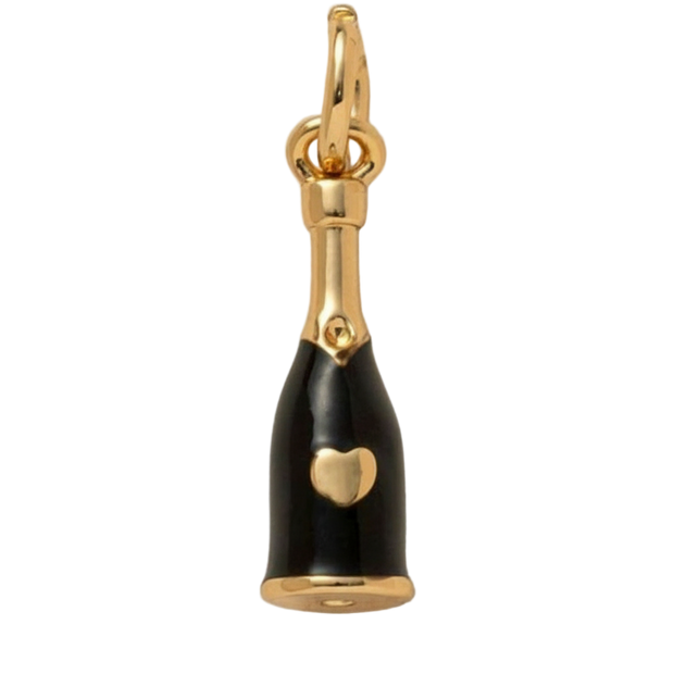 Celebration Champagne Black Bottle Charm