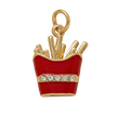 Red French Fries Charm