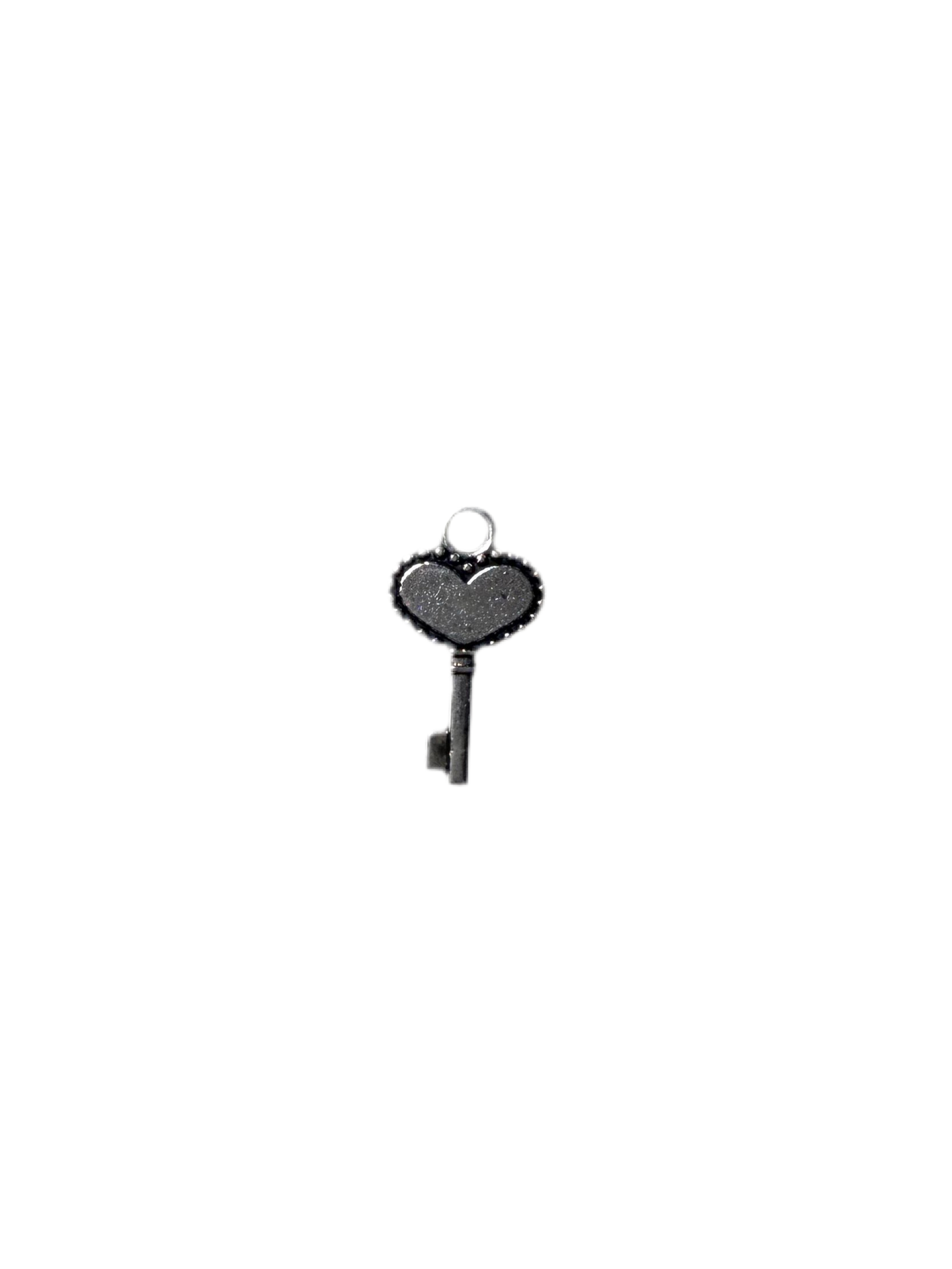 Heart Shaped K-e-y (Silver)