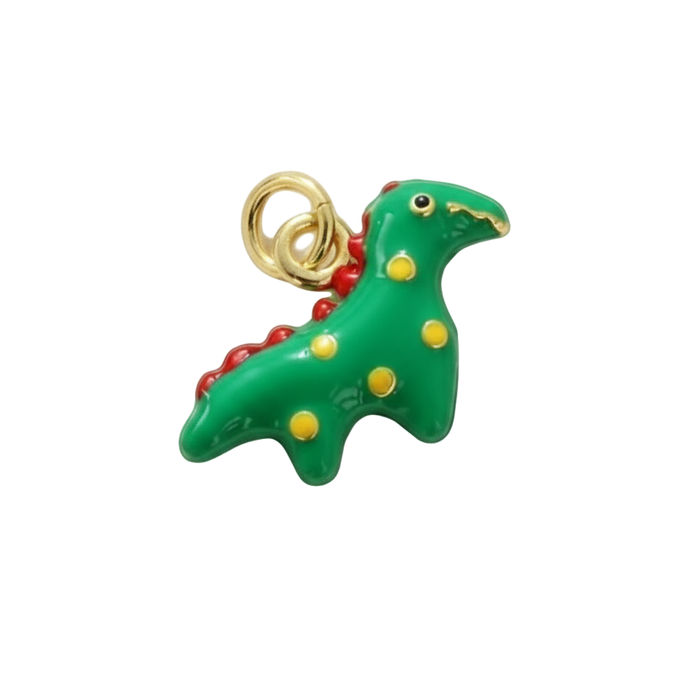 Green Dino Charm