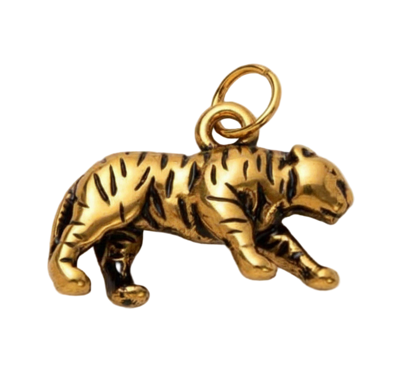 Golden Tiger Charm