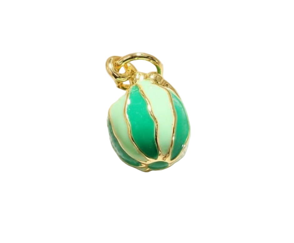 Green Whole Watermelon Charm