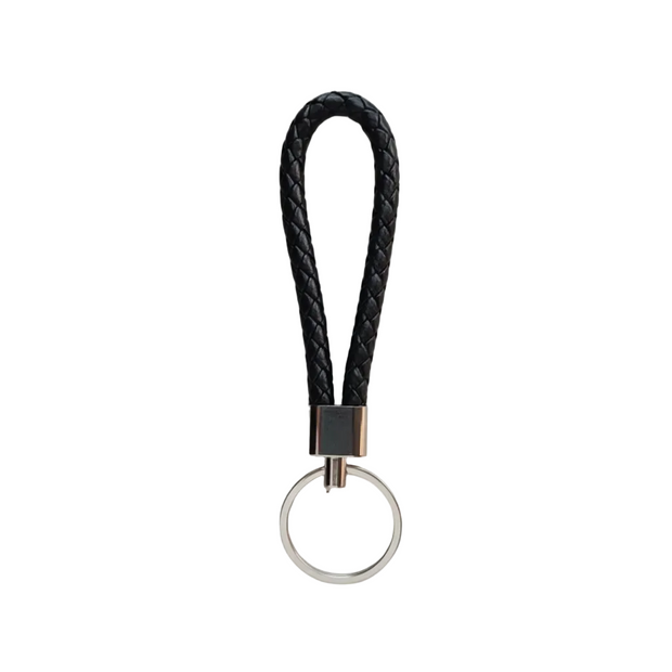 Faux Leather Keychain