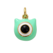 Green Alien Eye Charm