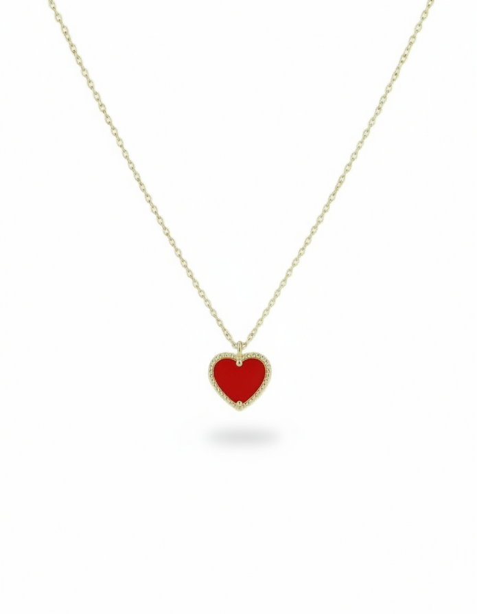 Marlowe Heart Necklace (Gold)