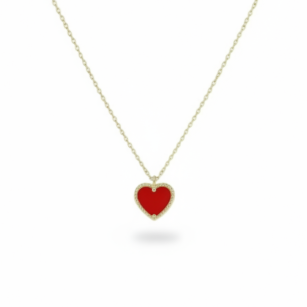 Marlowe Heart Necklace (Gold)
