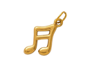 Golden Music Note Charm