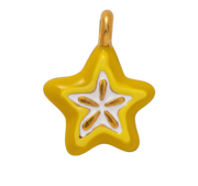 Yellow Carambola Fruit Charm