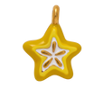 Yellow Carambola Fruit Charm