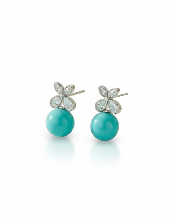 Tiffany Bloom Earrings (Silver)