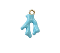 Blue Light Coral Charm