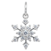 Snowflake Diamond Charm