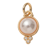 Pearl with Diamond Accent Charm