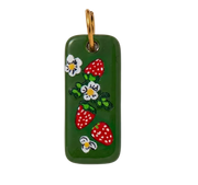 Strawberry Ceramic Charm