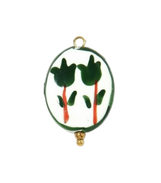 Christmas Theme Ceramic Charm
