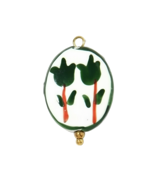 Christmas Theme Ceramic Charm