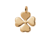 Golden Four-leaf Clover Charm