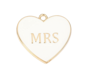 White Mrs Bridal Charm
