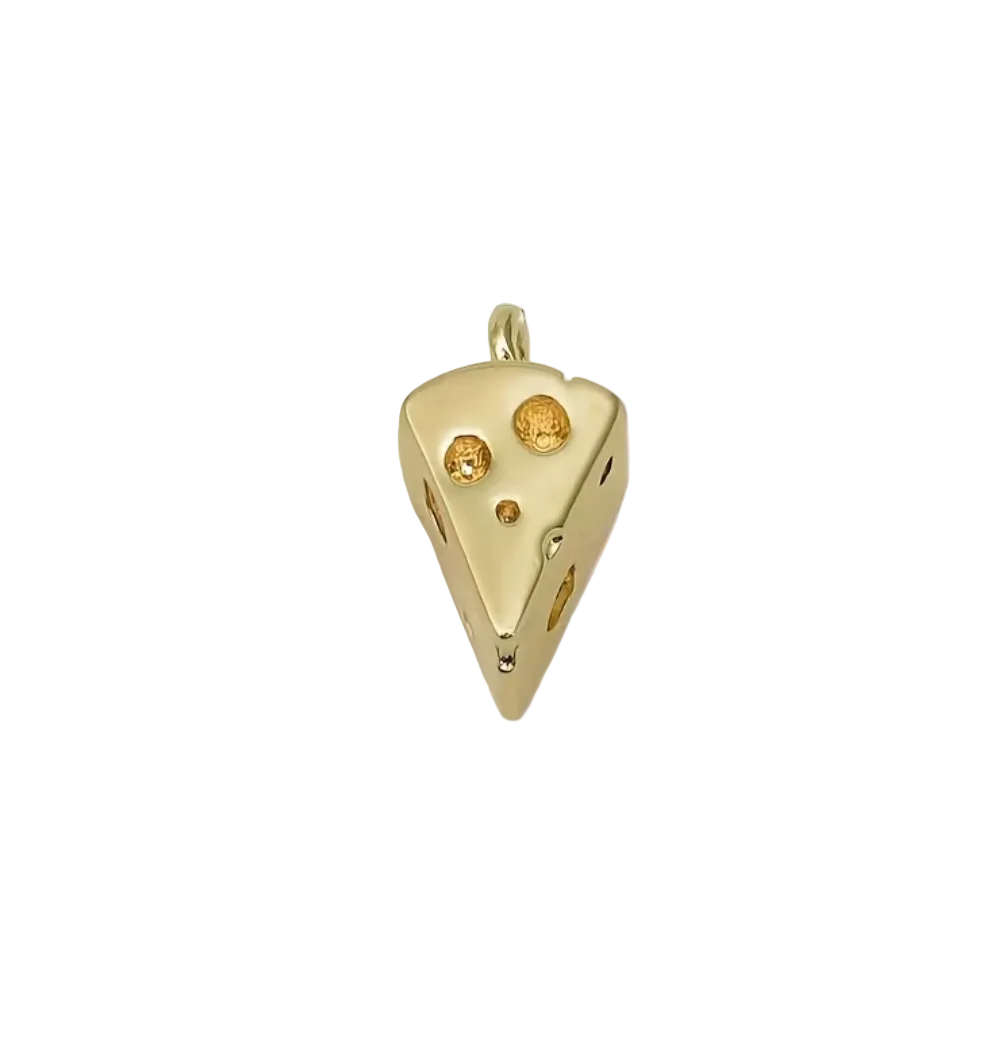 Cheese Charm (Gold)