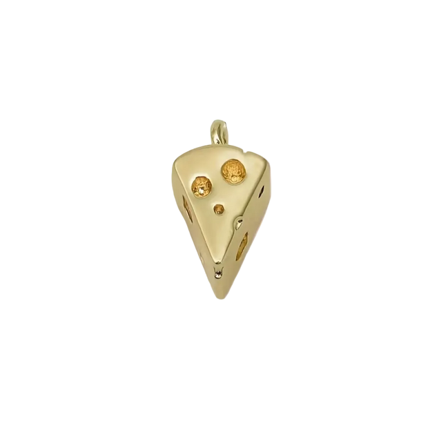 Cheese Charm (Gold)