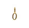 Number Zero Charm (Gold)
