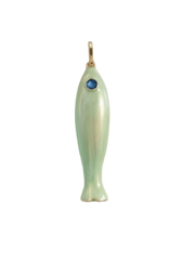 Light Blue Fish Charm