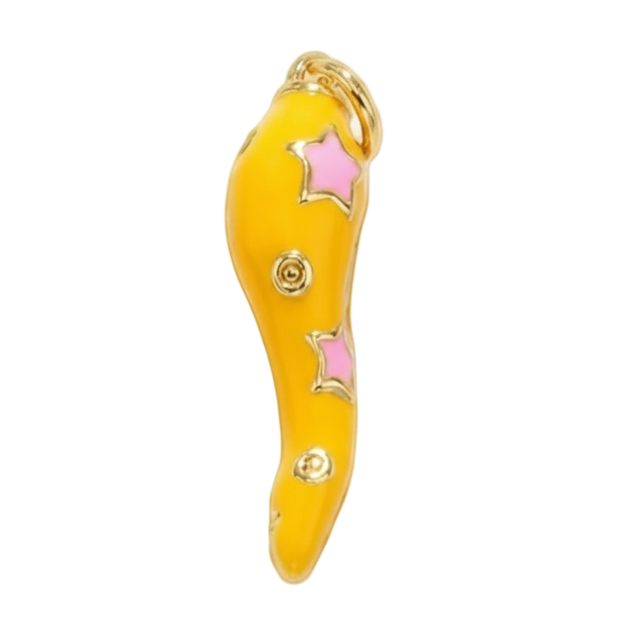 Yellow Large Chili Charm
