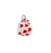 Cute Lover Hearts Ceramic Mug Charm