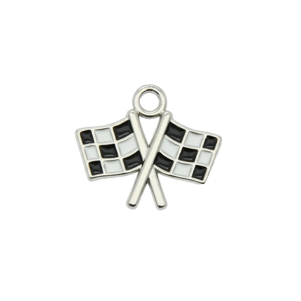 Checkered Flag Charm