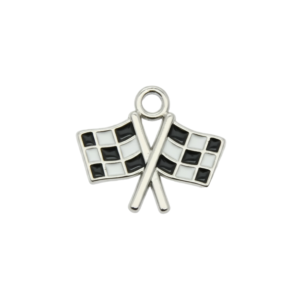 Checkered Flag Charm