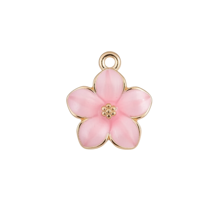 Pink Blossom Charm