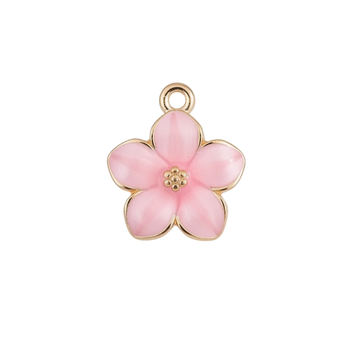 Pink Blossom Charm