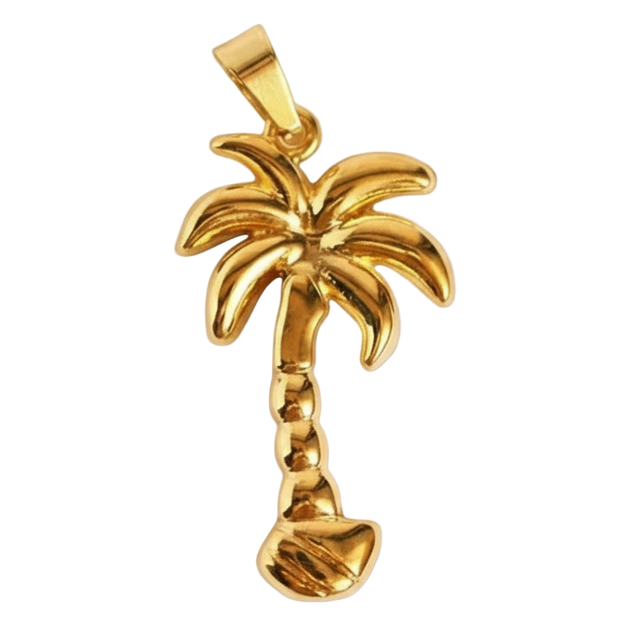 Large Palm Tree Pendant Charm